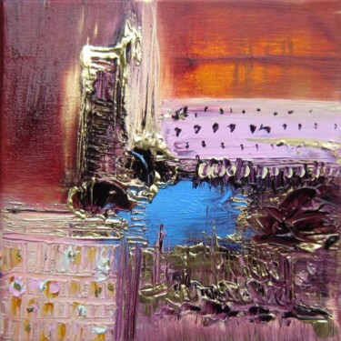 Painting titled "Aix" by Muriel Cayet, Original Artwork, Oil