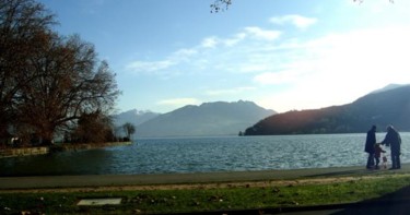Photographie intitulée "Lac d'Annecy" par Maclade, Œuvre d'art originale