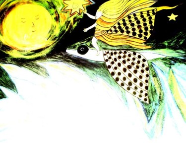 Painting titled "Somewhere in the air" by Georg Kiehn, Original Artwork