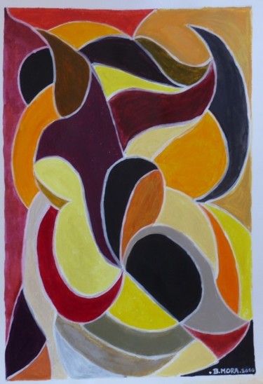 Vincero Peinture intitulée "Vincero" par Bernadette Mora, Œuvre d'art originale