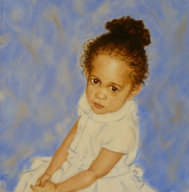 Peinture intitulée "Margaux" par Mog, Œuvre d'art originale, Huile