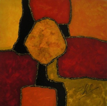 Painting titled "kaos" by Roger Chastel, Original Artwork