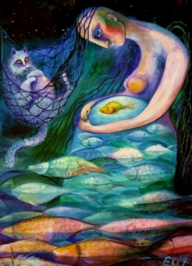 제목이 "ANGELS OF ZODIAC. P…"인 미술작품 Nesis Elisheva (Eli7)로, 원작, 기름