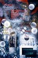 Painting titled "Ancient Sky Watchers" by Ralph Levesque, Original Artwork