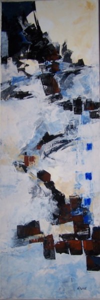 Peinture intitulée "Descente..." par Anne-Frédérique Ferret, Œuvre d'art originale
