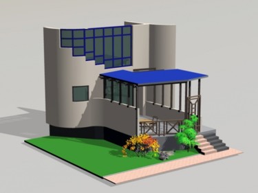 Digital Arts titled "Modeling 3D" by Herta, Original Artwork, Architecture
