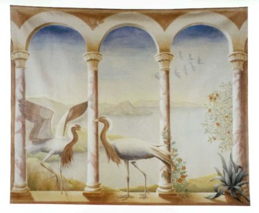 Peinture intitulée "Demoiselles" par Isabelle Molinard, Œuvre d'art originale, Huile