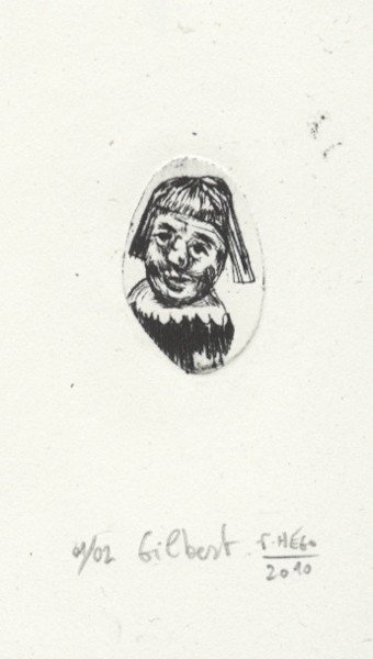 Dessin intitulée "Gilbert." par Frhégo, Œuvre d'art originale, Autre