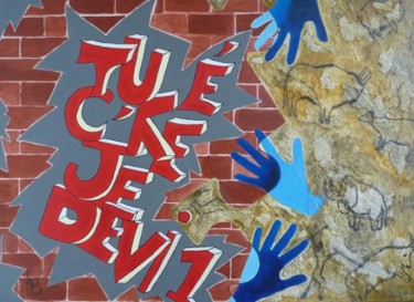 Peinture intitulée "Civilisations" par D A N ' I M A G ' I N, Œuvre d'art originale