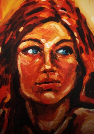 "PORTRAIT DE KARINE…" başlıklı Tablo Louis Runemberg tarafından, Orijinal sanat