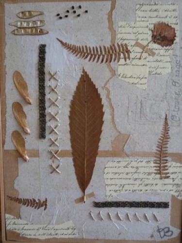 Collages intitulée "Automne (2)" par D A N ' I M A G ' I N, Œuvre d'art originale