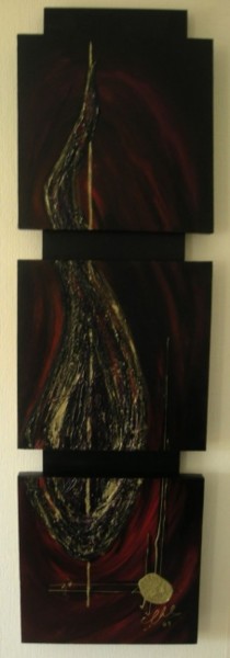 Painting titled "La quenouille" by Roger Chastel, Original Artwork