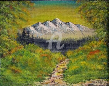Peinture intitulée "MONTANE JONE" par Edward Misiaszek, Œuvre d'art originale, Huile