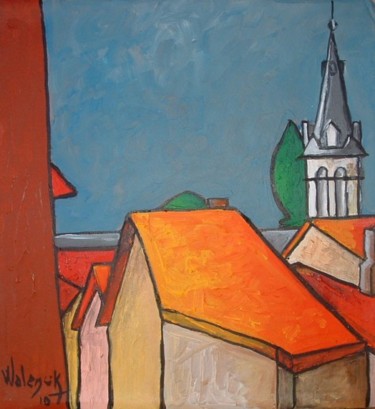 Peinture intitulée "Seyssel Ain" par Marc Walencik, Œuvre d'art originale