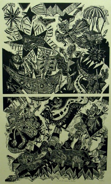Pintura titulada "La difunta correa m…" por Kardo Kosta, Obra de arte original