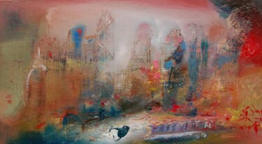 Peinture intitulée "HongKong" par Ilgvars Zalans, Œuvre d'art originale, Huile