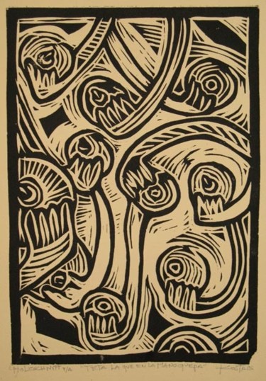 Pintura titulada "Teta la que en la m…" por Kardo Kosta, Obra de arte original, Oleo
