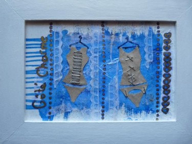 Collages intitulée "Côté Charme" par D A N ' I M A G ' I N, Œuvre d'art originale
