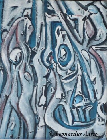 Painting titled "Free-Styler" by Leonardus Aarts, Original Artwork