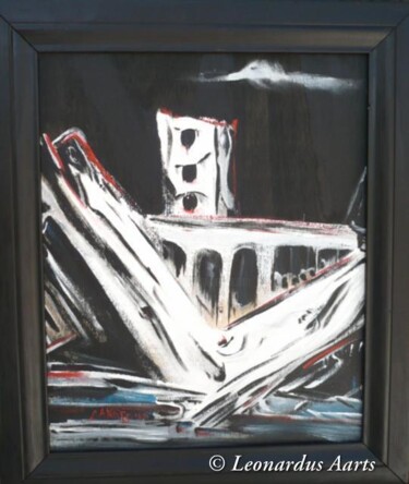 Painting titled "Dancer on the Viadu…" by Leonardus Aarts, Original Artwork