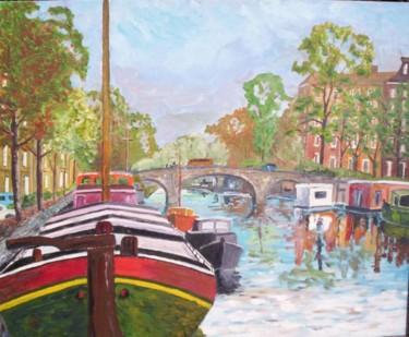 Peinture intitulée "Amsterdam" par Alan Embrée Osler, Œuvre d'art originale