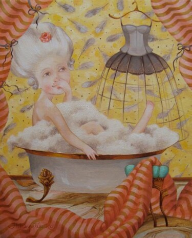 Peinture intitulée "Marquis. Evening to…" par Natalia Derevianko, Œuvre d'art originale, Huile
