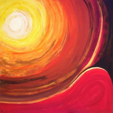Painting titled "Astronomie" by Alexandra D., Original Artwork, Oil