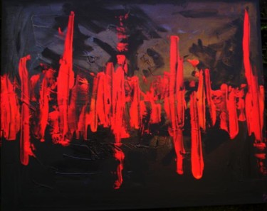 Painting titled "Agora" by Alexandra D., Original Artwork, Oil