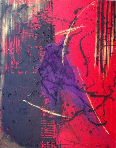 Painting titled "Alligators 427" by Alexandra D., Original Artwork, Acrylic