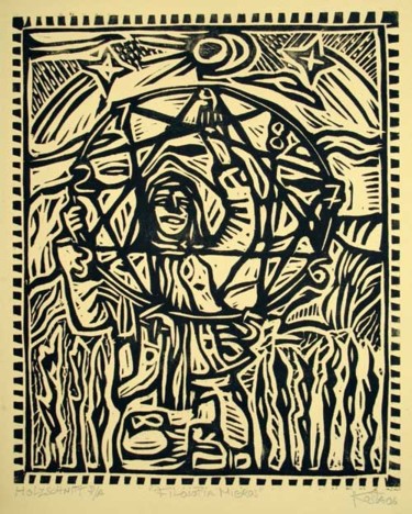 Pintura titulada "Filosofia Migros 3" por Kardo Kosta, Obra de arte original, Oleo
