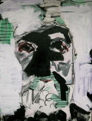 Painting titled "Devendra Banhart" by Unknown Artist, Original Artwork