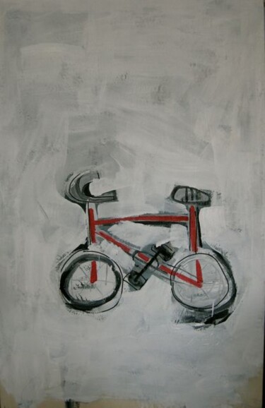 Painting titled "Bike Dream." by Unknown Artist, Original Artwork