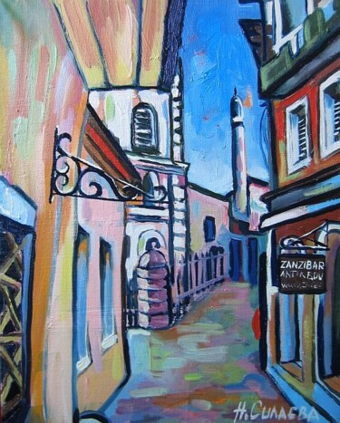 Painting titled "Zanzibar Tanzanie O…" by Nina Silaeva, Original Artwork