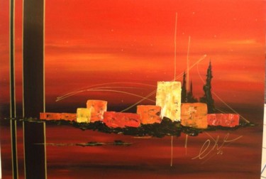 Painting titled "Crépuscule 2" by Roger Chastel, Original Artwork