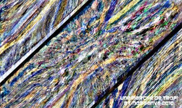 Peinture intitulée "Une marche de trop" par Morganv6, Œuvre d'art originale