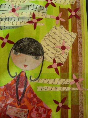 Collages intitulée "Chinoiserie" par D A N ' I M A G ' I N, Œuvre d'art originale
