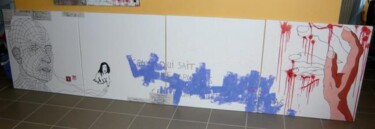 Peinture intitulée "E.D.M. n° 73" par Eric Ullrich, Œuvre d'art originale