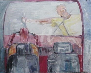 Pittura intitolato "semaforo" da Bruno, Opera d'arte originale, Olio