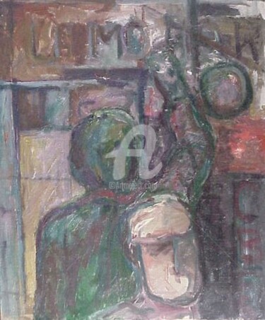 Pittura intitolato "protesta" da Bruno, Opera d'arte originale, Olio