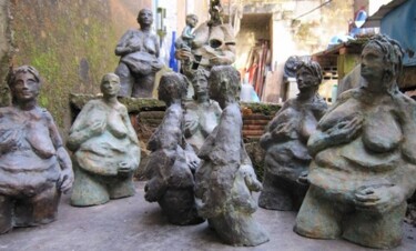 Rzeźba zatytułowany „1992 GROUPE DE SCUL…” autorstwa Michel Moskovtchenko, Oryginalna praca, Metale