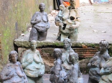 Rzeźba zatytułowany „1992 GROUPE DE SCUL…” autorstwa Michel Moskovtchenko, Oryginalna praca, Metale