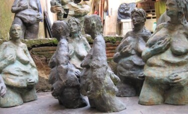 Rzeźba zatytułowany „GROUPE DE SCULPTURE…” autorstwa Michel Moskovtchenko, Oryginalna praca, Inny