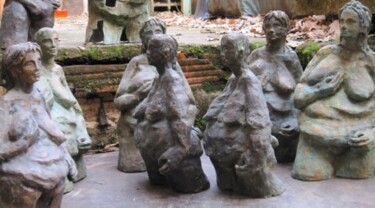 Rzeźba zatytułowany „1992 GROUPE DE SCUL…” autorstwa Michel Moskovtchenko, Oryginalna praca, Metale
