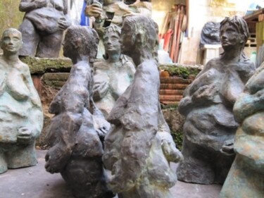 Rzeźba zatytułowany „1992 GROUPE DE SCUL…” autorstwa Michel Moskovtchenko, Oryginalna praca, Inny
