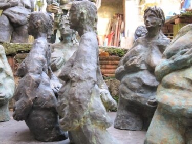 Rzeźba zatytułowany „GROUPE DE SCULPTURE…” autorstwa Michel Moskovtchenko, Oryginalna praca, Inny