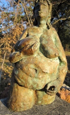 Sculpture titled "1991 FECONDITE" by Michel Moskovtchenko, Original Artwork, Metals
