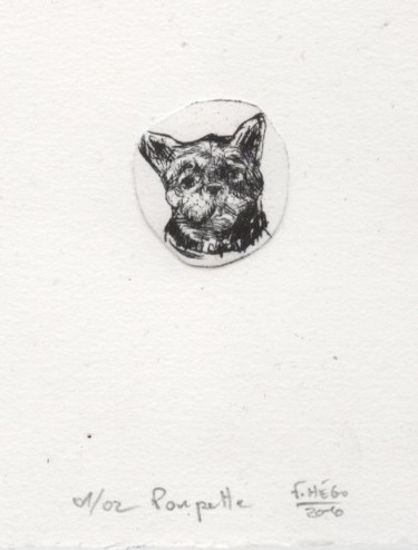 Dessin intitulée "Poupette." par Frhégo, Œuvre d'art originale, Autre