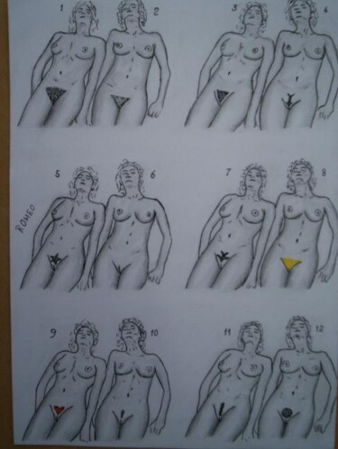 Novos_desenhos_003.jpg Desenho intitulada "Novos_desenhos_003.…" por Romeo Zanchett, Obras de arte originais