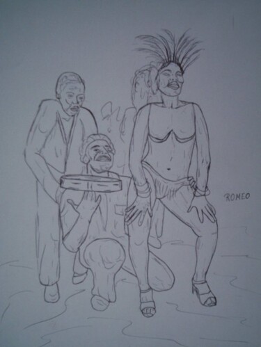 Desenho intitulada "Novos_desenhos_050.…" por Romeo Zanchett, Obras de arte originais