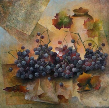 Pittura intitolato "Vecchia Cantina" da Alvaro Peppoloni, Opera d'arte originale
